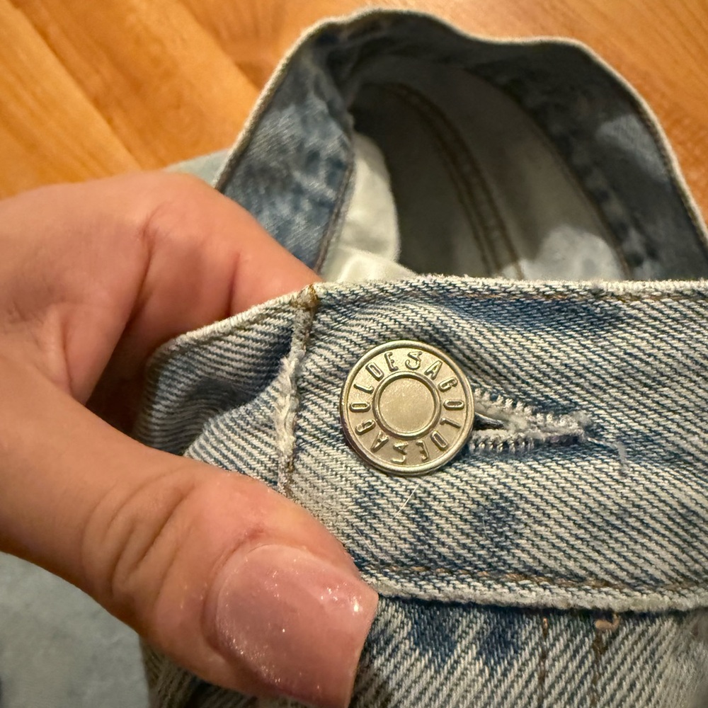 Agolde Parker Long Jean Shorts - Picture 11 of 14